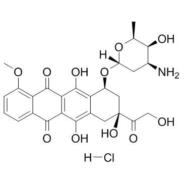 Doxorubicin hydrochloride结构式
