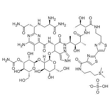Bleomycin sulfate结构式