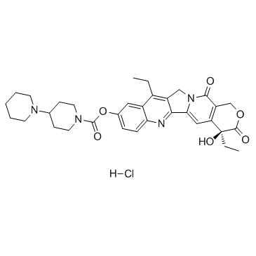 Irinotecan hydrochloride结构式