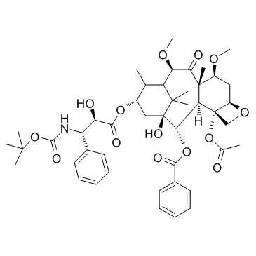 Cabazitaxel结构式