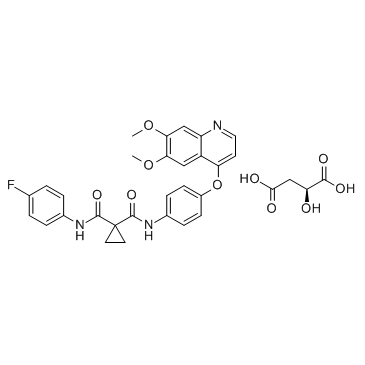 Cabozantinib S-malate結(jié)構(gòu)式