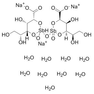 Stibogluconate sodium结构式