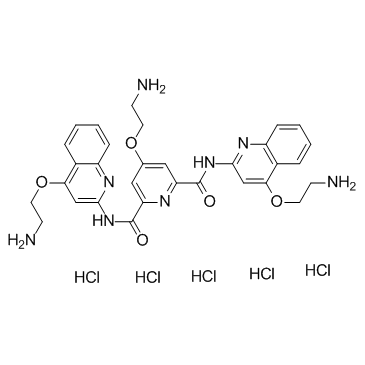Pyridostatin hydrochloride结构式