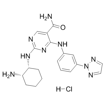 PRT062607 Hydrochloride结构式