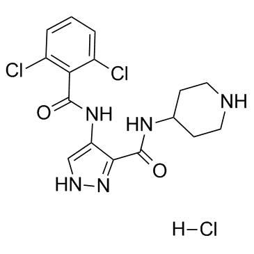 AT7519 Hydrochloride结构式