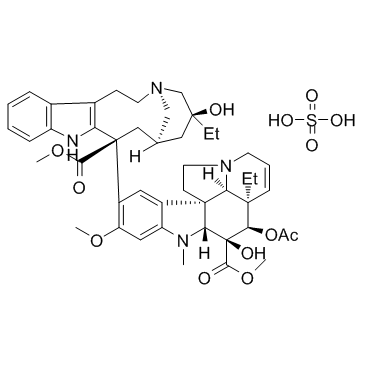 Vinblastine sulfate结构式