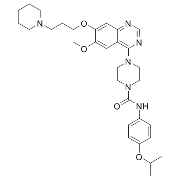 Tandutinib结构式