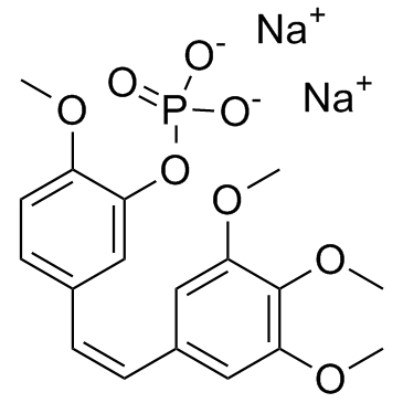 Fosbretabulin disodium结构式