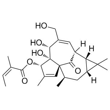 Ingenol Mebutate结构式