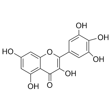 Myricetin结构式