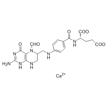 Folinic acid Calcium结构式