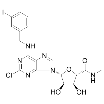 2-Cl-IB-MECA結構式