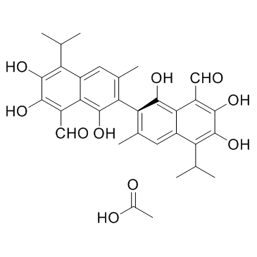 AT-101 acetic acid结构式