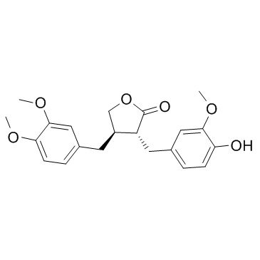 Arctigenin结构式