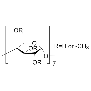 Methyl-β-cyclodextrin结构式