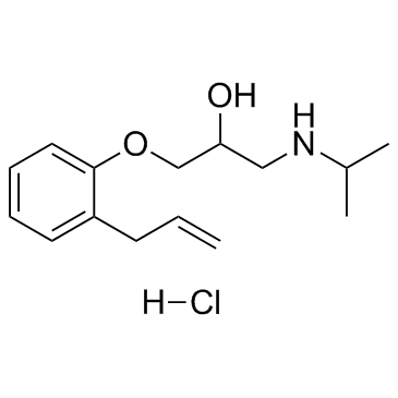 Alprenolol hydrochloride结构式