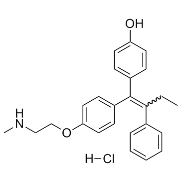 Endoxifen hydrochloride结构式