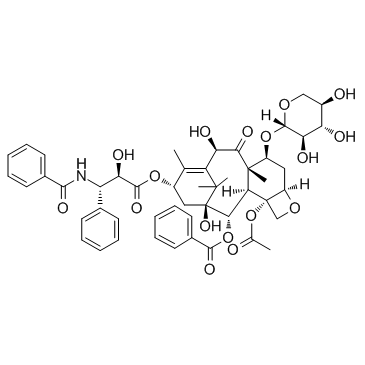 10-Deacetyl-7-xylosyl paclitaxel结构式