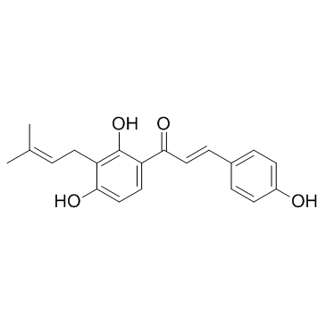 Isobavachalcone结构式