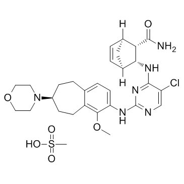 CEP-28122 mesylate salt結(jié)構(gòu)式