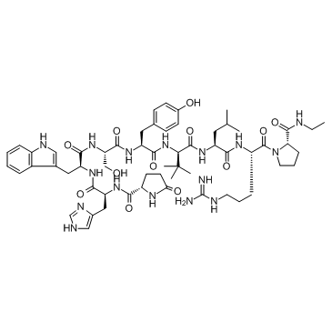 Lecirelin结构式