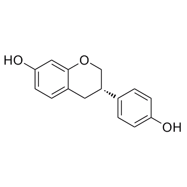 (-)-(S)-Equol结构式