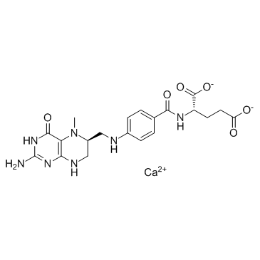 Levomefolate calcium结构式