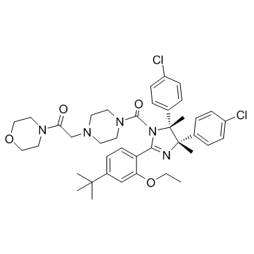 p53 and MDM2 proteins-interaction-inhibitor chiral结构式