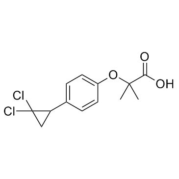 Ciprofibrate结构式