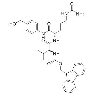 Fmoc-Val-Cit-PAB结构式