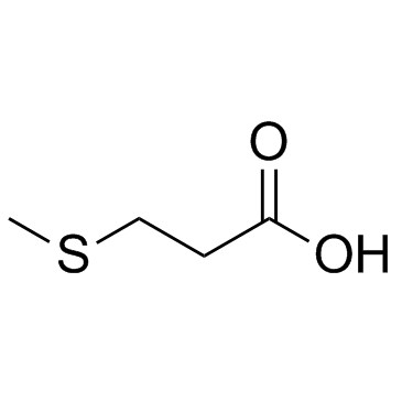 3-(Methylthio)propionic acid结构式