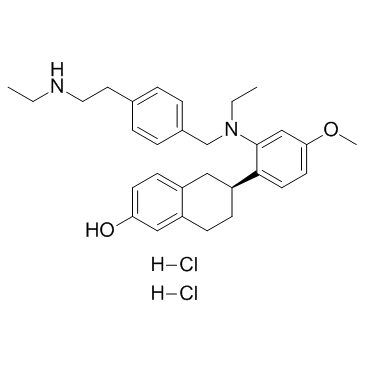 Elacestrant S enantiomer dihydrochloride结构式