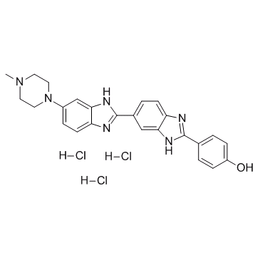 Hoechst 33258 trihydrochloride结构式