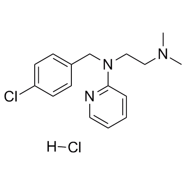 Chloropyramine hydrochloride结构式