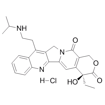 Belotecan hydrochloride结构式