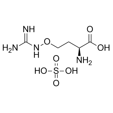 L-Canavanine sulfate结构式