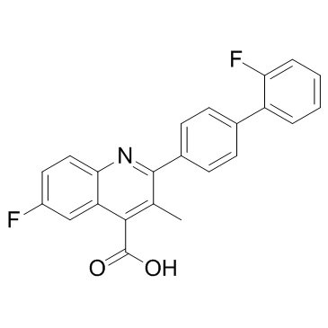 Brequinar结构式