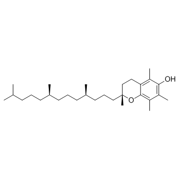 (+)-α-Tocopherol结构式