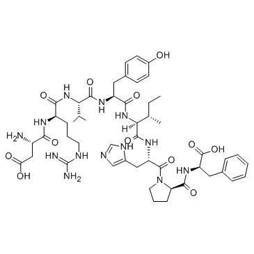 Angiotensin II human结构式