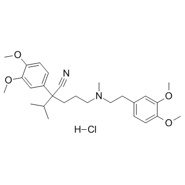 Verapamil hydrochloride结构式