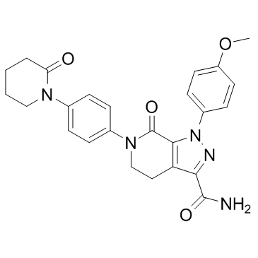 Apixaban结构式