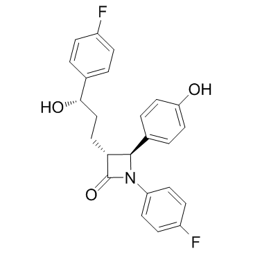 Ezetimibe结构式