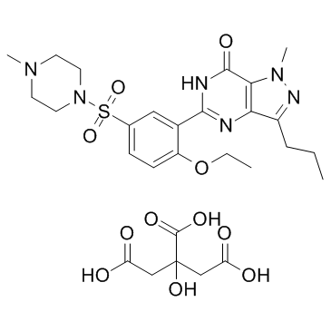 Sildenafil citrate结构式