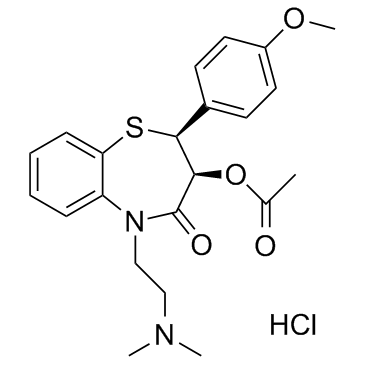 Diltiazem hydrochloride结构式