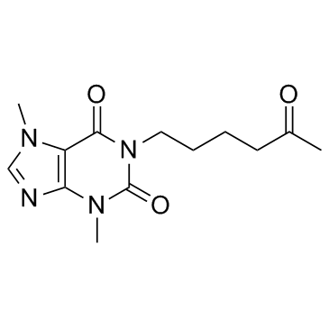 Pentoxifylline结构式