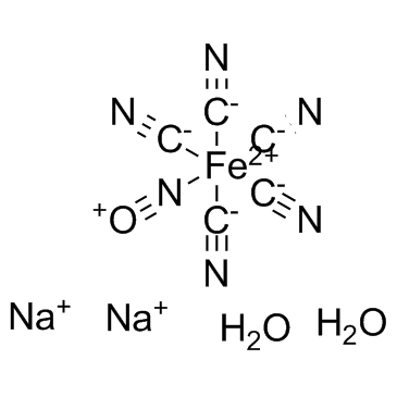 Nitroprusside disodium dihydrate结构式