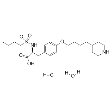 Tirofiban hydrochloride monohydrate结构式