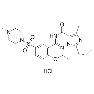 Vardenafil hydrochloride结构式