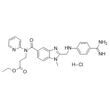 Dabigatran ethyl ester hydrochloride结构式