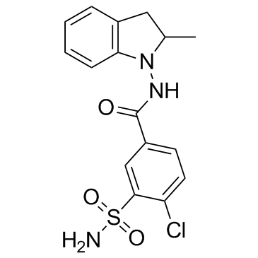 Indapamide结构式